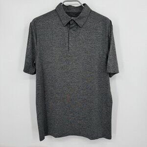 Quince Flowknit Breeze Performance Polo Shirt size M Men's in Charcoal Gray